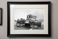 Framed Colin McRae Subaru with Glass