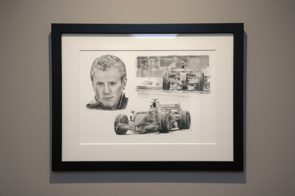 Framed Kimi Ferrari - Closer